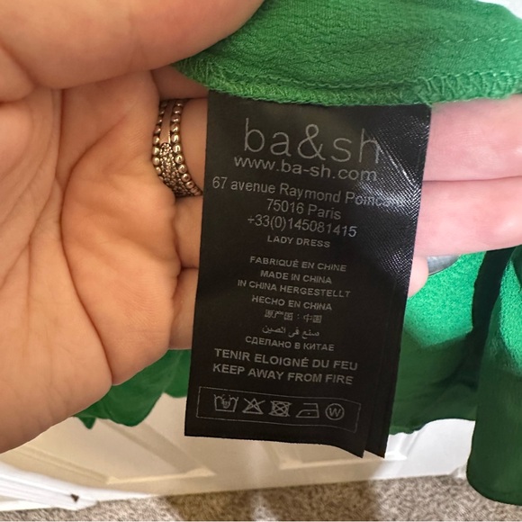 ba&sh Green Mini Dress - Picture 5 of 6